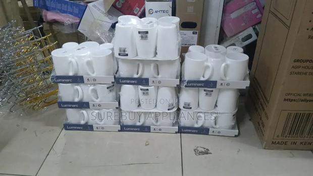 *Set of 6 Luminarc New Morning Cups