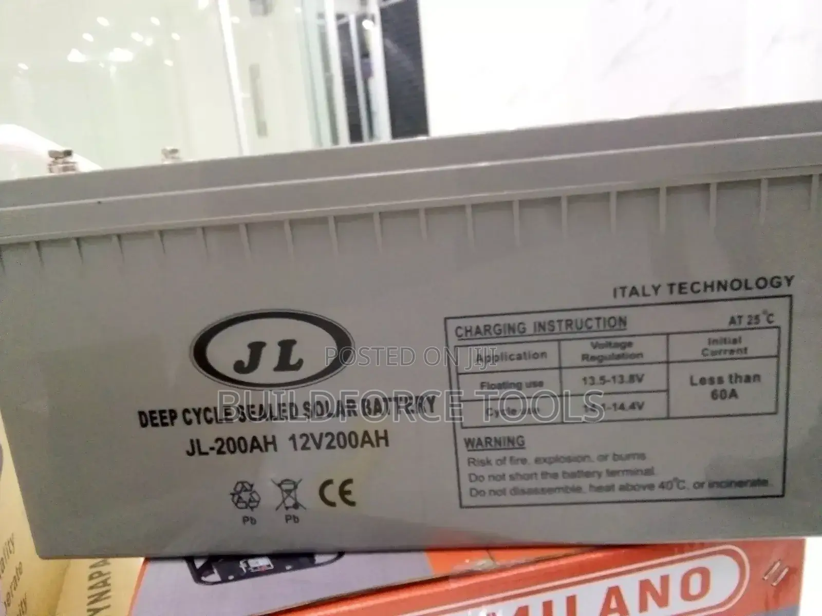 Jl-200ah Deep Cycle Solar Battery 200amps