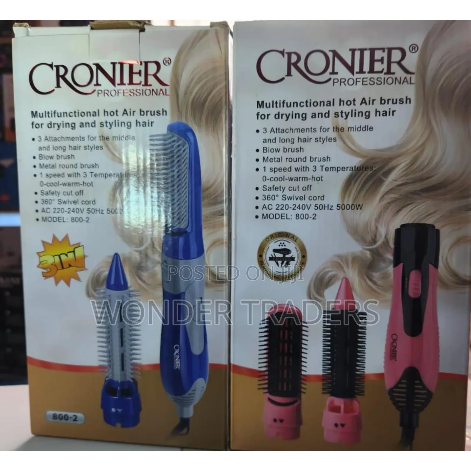 Cronier 3in1 Proffesional Hot Air Brush