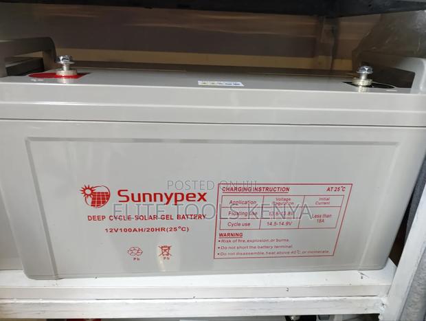 Sunnypex 100ah/12v Solar Battery - main view