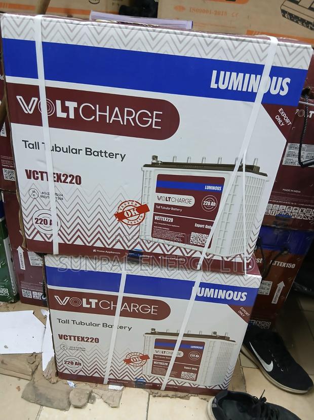 220ah Luminous Voltcharge Tubular Battery - main view