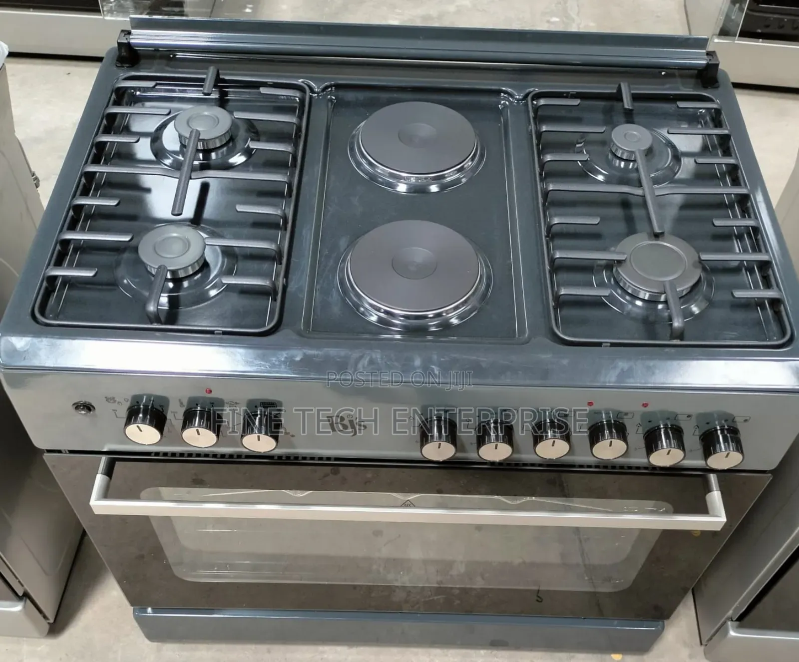 BJS Silver 60x90 5+1 Hot Plate Gas Cooker