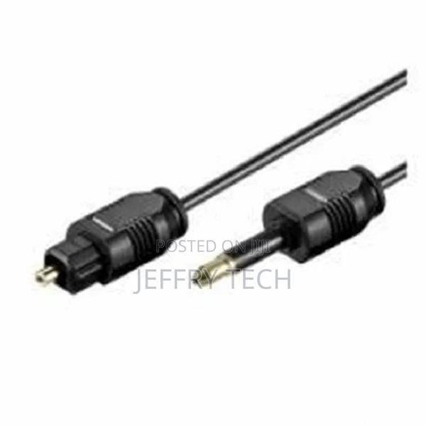 Optical Digital Audio Adapter Cable 3.5mm Jack to Toslink 1m