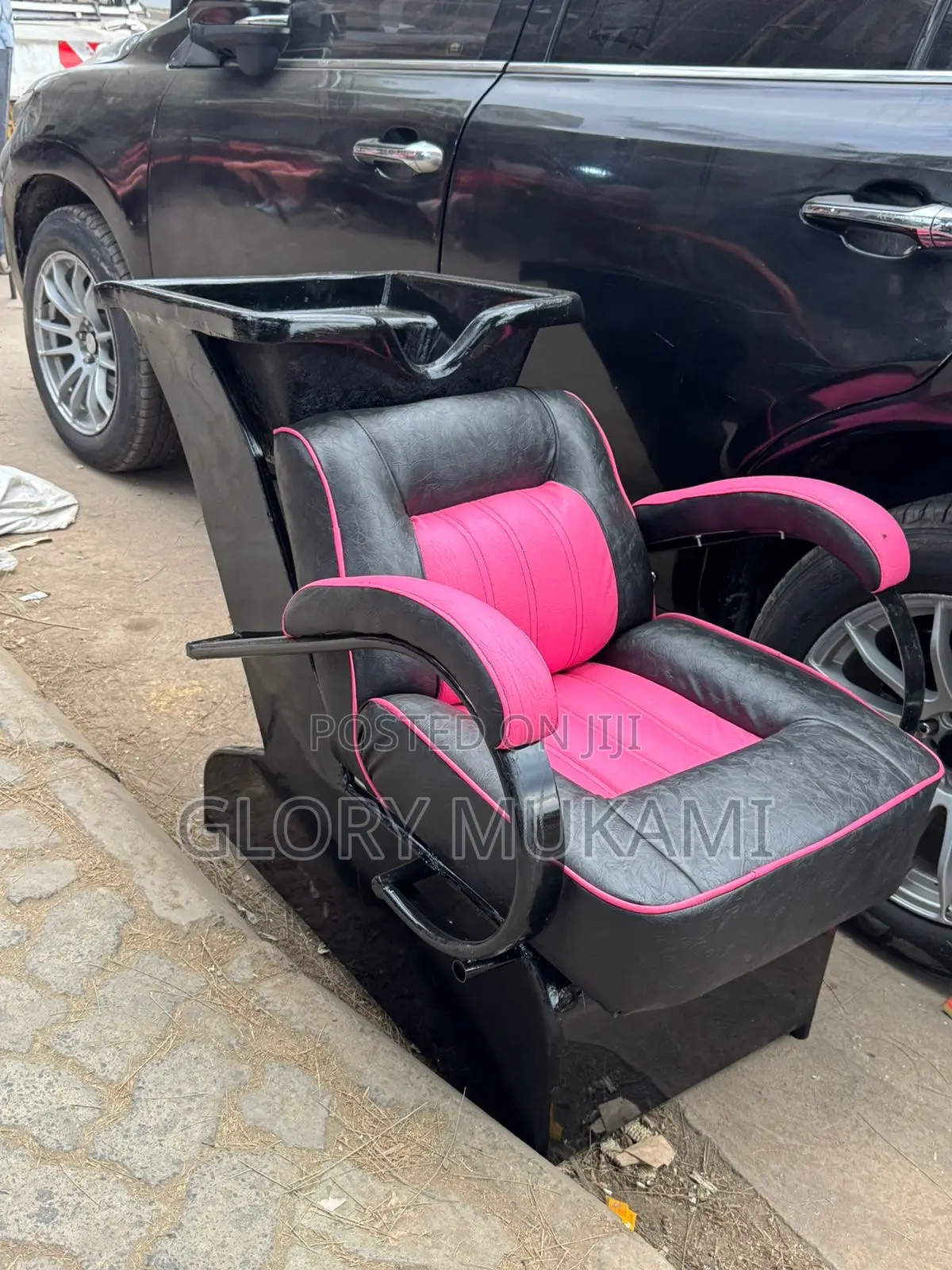 Pink Salon Sink Chair