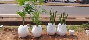 Fibre Glass Vases Garden Decor