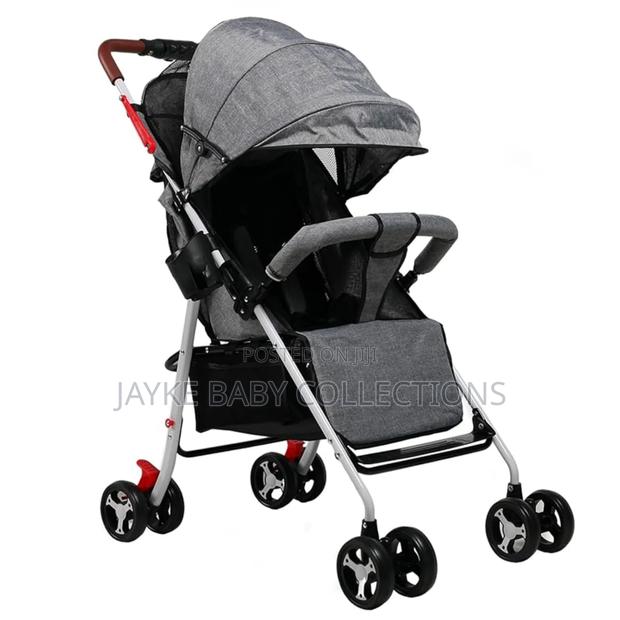 2-in-1 Foldable Baby Stroller Bassinet Pram – Durable - thumbnail 4