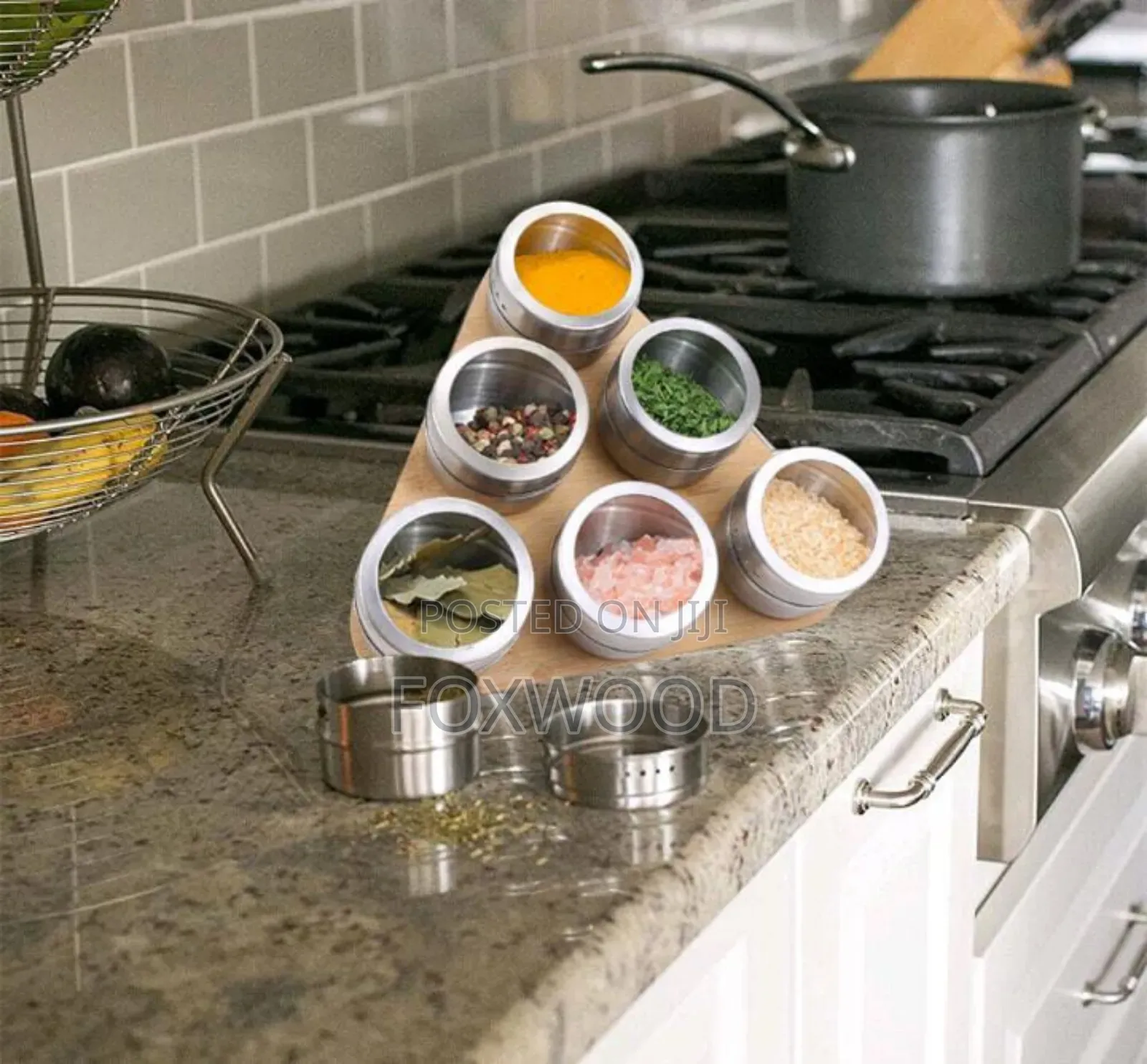 Magnetic Spice Rack 6pc