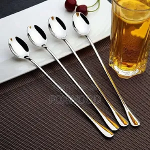 Stainless Steel Long Tea Spoon 6pcs