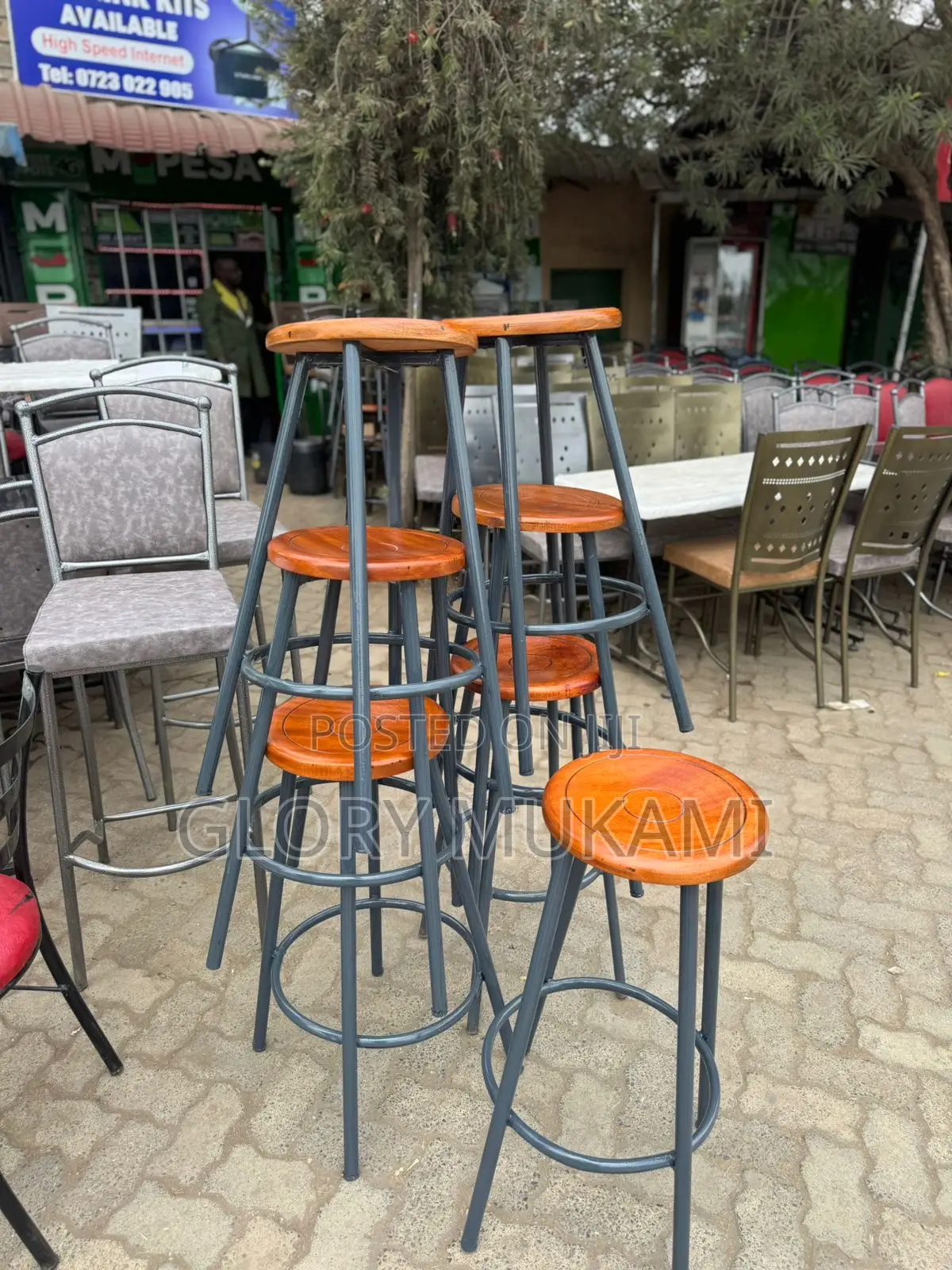 Wooden Bar Stools