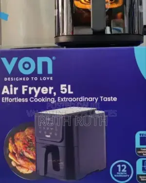 Von 8 Litres Airfryer With Glass Oven