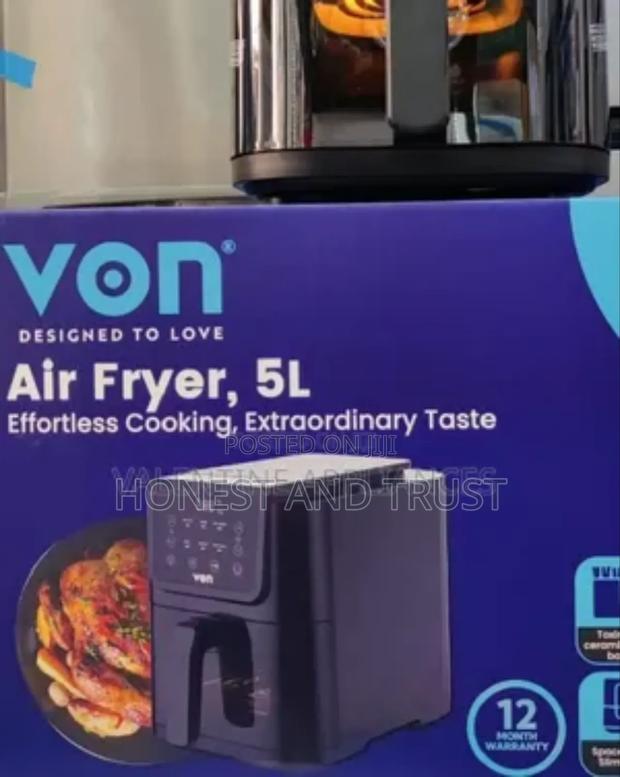 Von 8 Litres Airfryer With Glass Oven