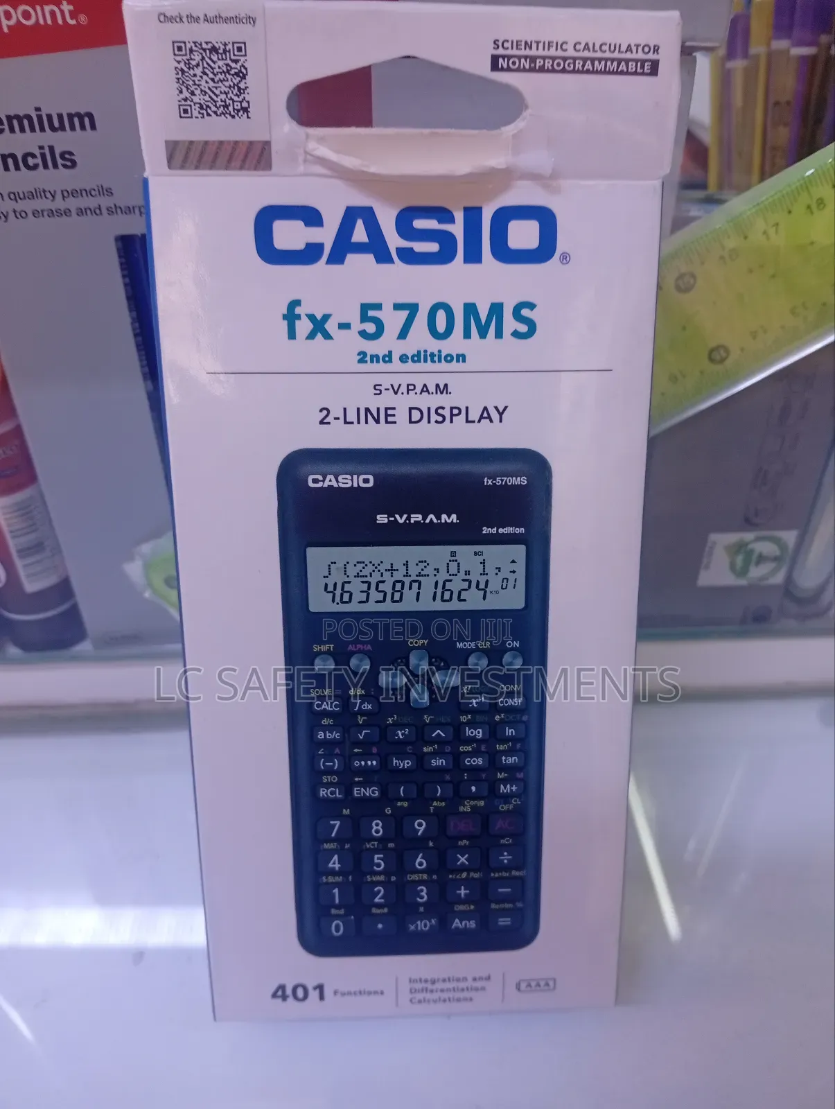 Casio Calculator Fx 570ms