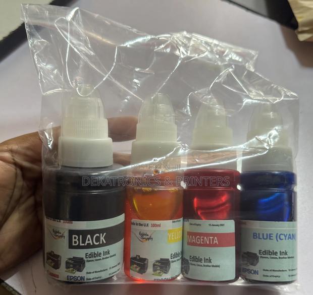Edible Inks Used in Epson,Canon and Brother Printers - main view