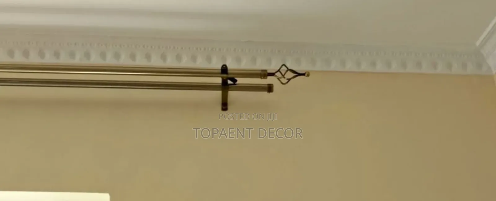 Style That Stretches to Fit Your Life Gold Adjustable Curtain Rods