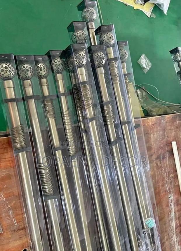 Flexibility Meets Elegance With 2m Double Adjustable Curtain Rods - main view