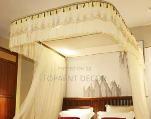 Cream 2 Stand 5by 6 Lightweight,Strong Mosquito Net