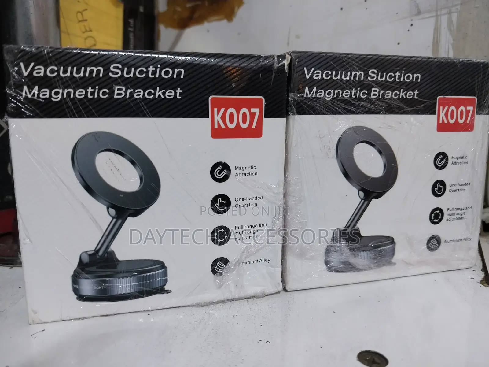 Magnetic Vacuum Car Phone Holder Suction Cup