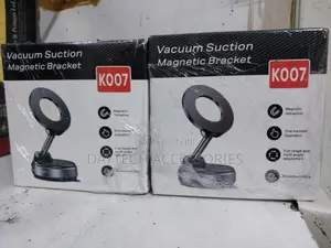Car Suction Cupbase Magnetic Mount Phone Holder - Black