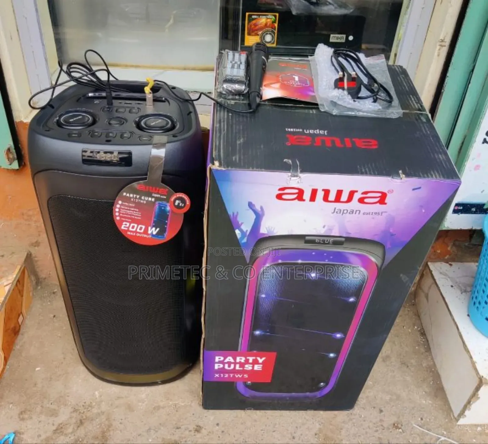 *Aiwa Party Speaker X12 200w With Microphone