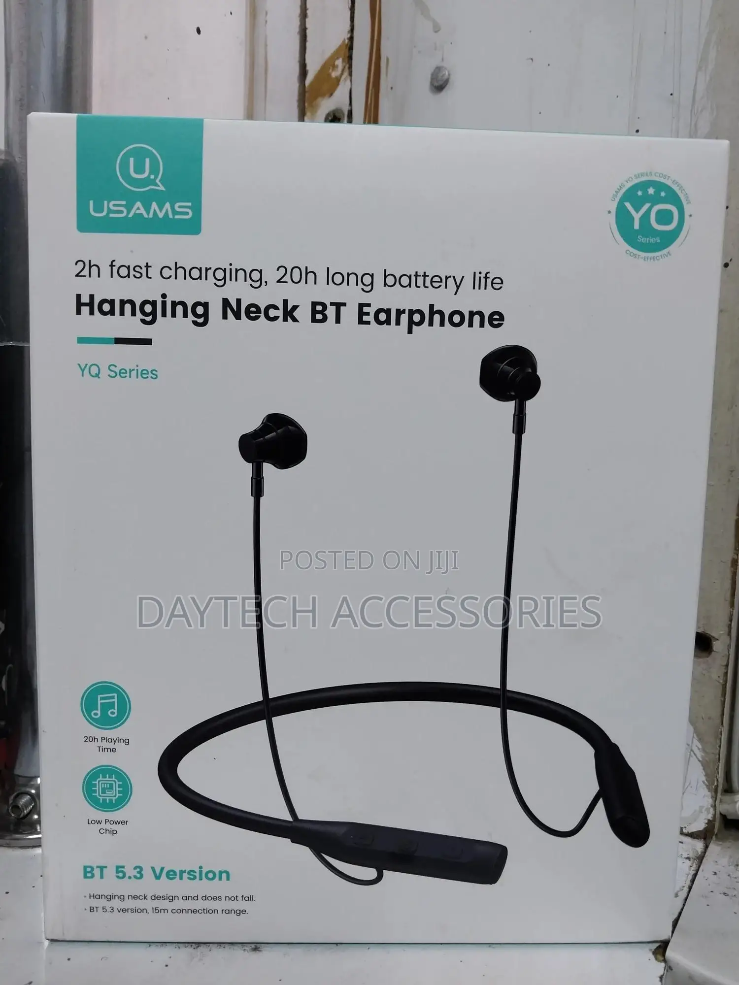 Usams Yq24 Neck Mounted Sports Bluetooth Earphones