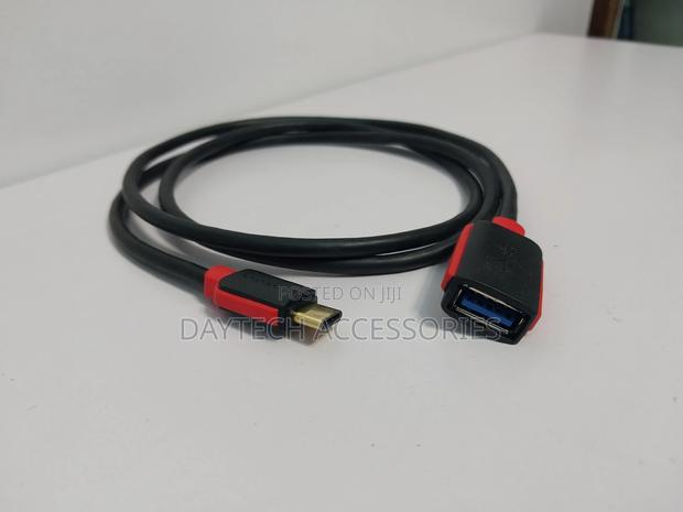 Usb-C Male to Usb-a Female Otg (On-the-Go) Adapter Cable.