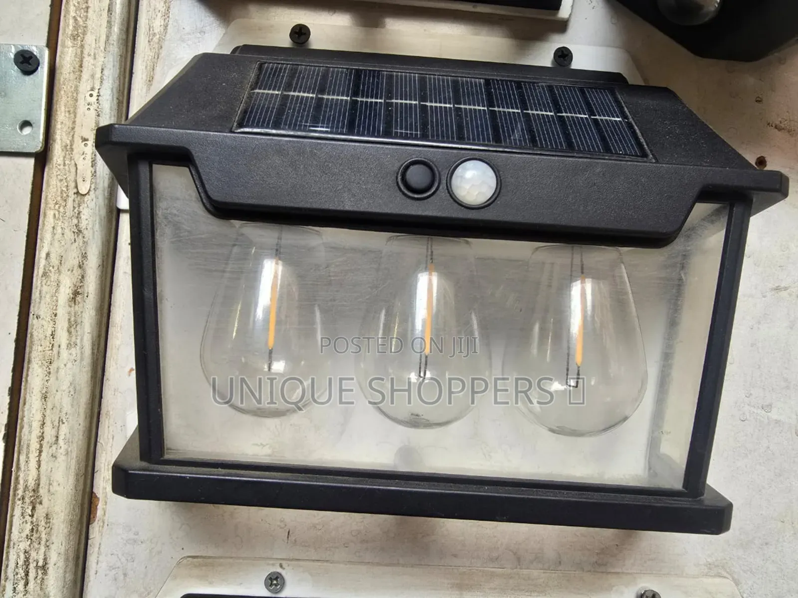 Wall 3 Bulbs Solar Light