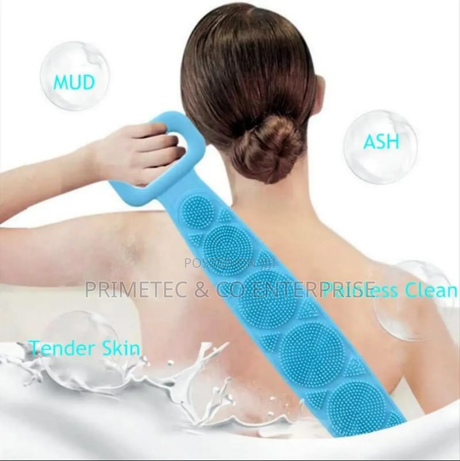 Silicone Back Scrub Bathing Brush Strip