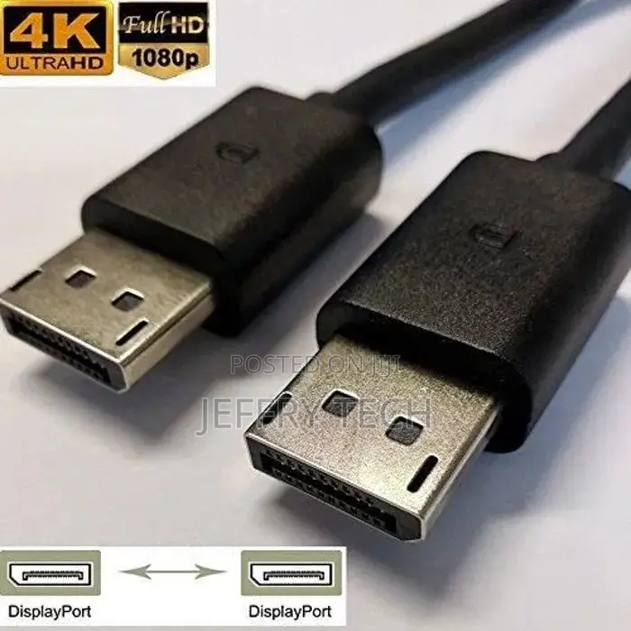 Displayport Cable - Dp - - 1.8 M -Audio and Video - Black