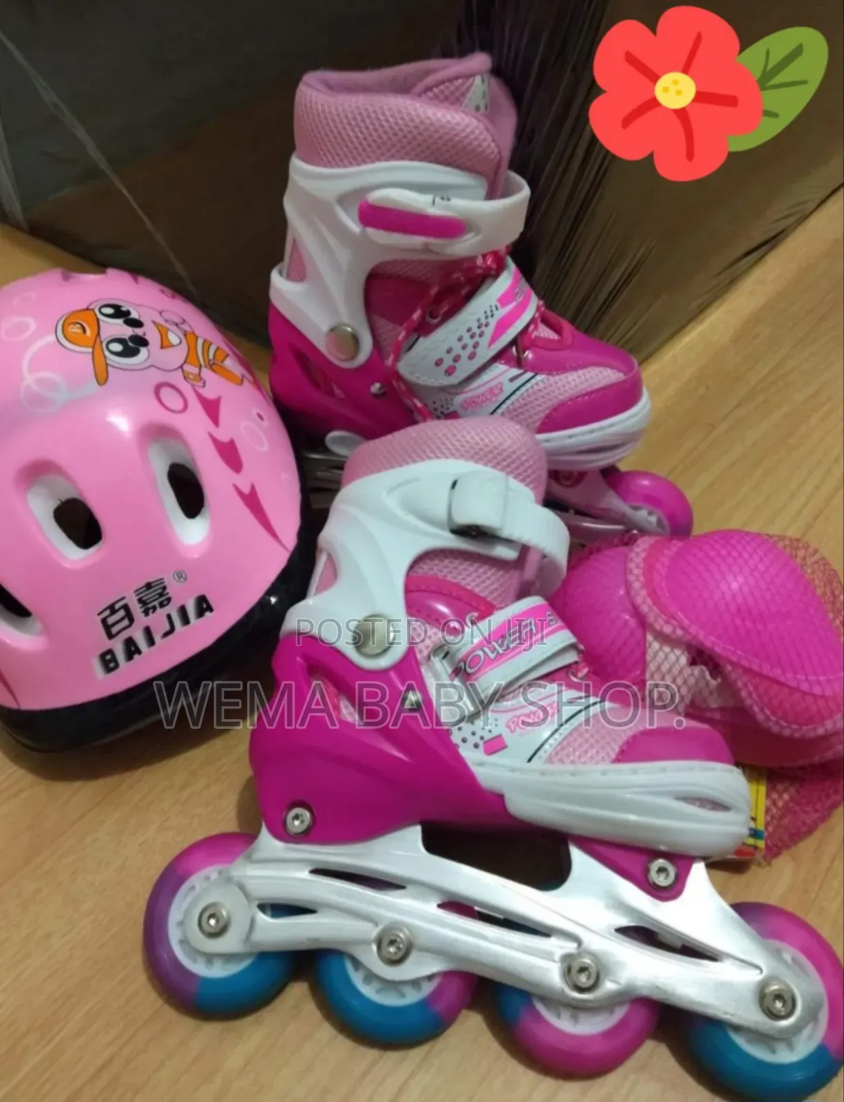 Kids Skating Shoes Complete Set