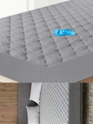 Grey Quilted Waterproof Mattress Covers for Mattress Protection