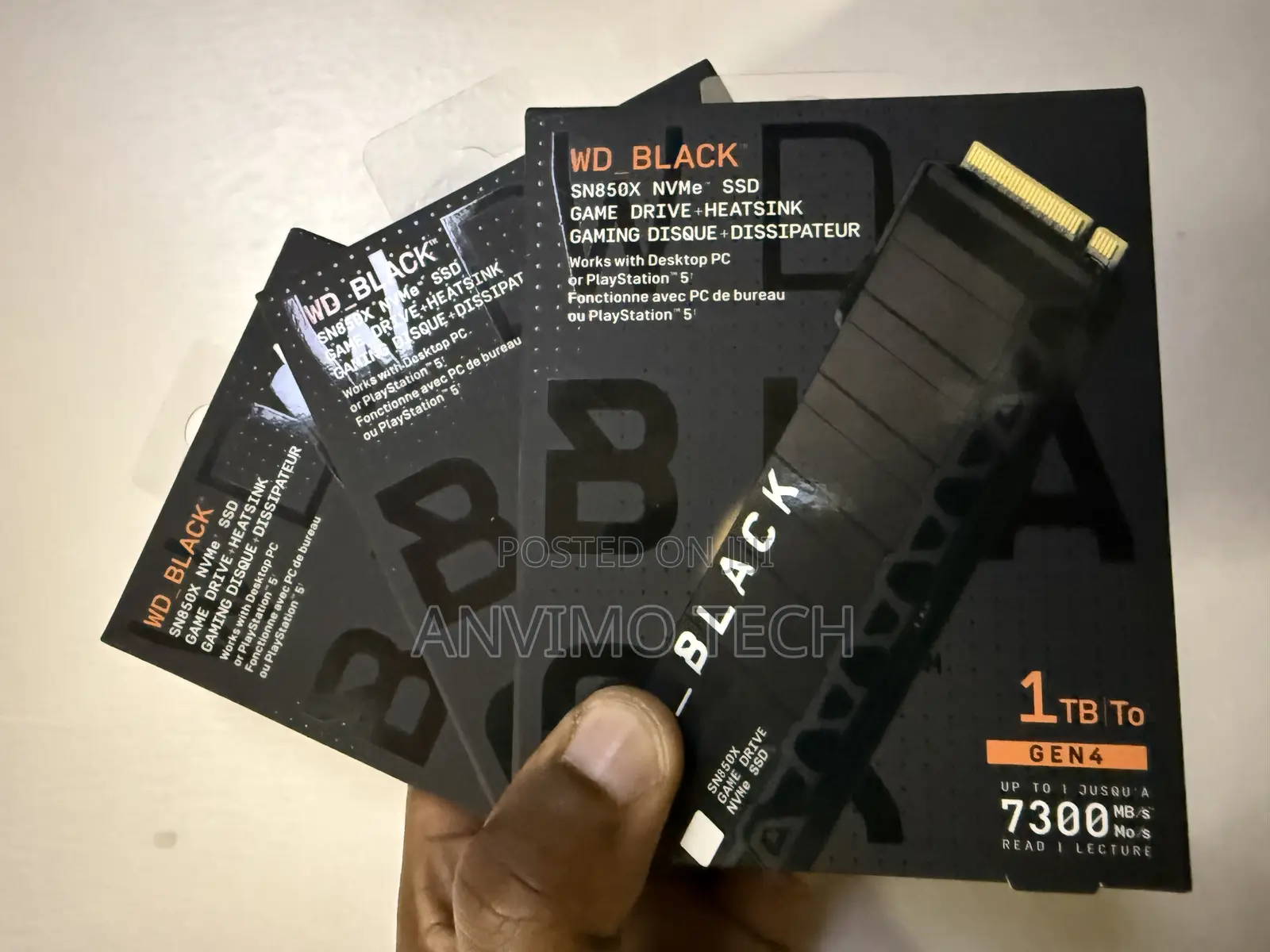 Wd_black 1tb Sn850x Nvme Internal Gaming SSD (Pc Ps) Compatible
