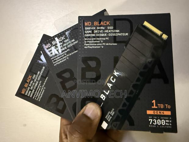 Wd_black 1tb Sn850x Nvme Internal Gaming SSD (Pc Ps) Compatible