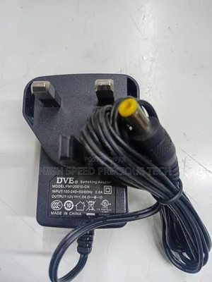 Ac Power Adapter Output 12v 1amps Input 100-240v