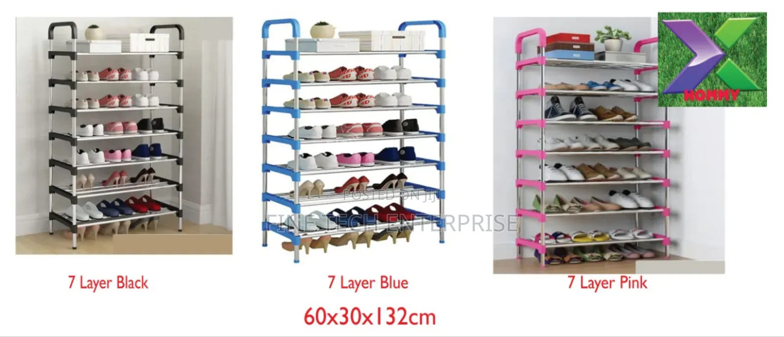 7- Tier Shoerack Mettalic Shoerack