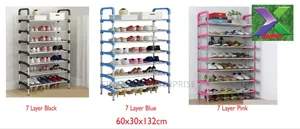 7- Tier Shoerack Mettalic Shoerack
