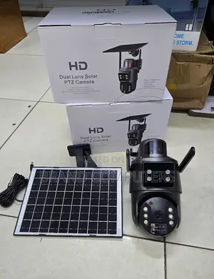 Ubox Dual Lens 6mp Wifi Solar Powered Camera