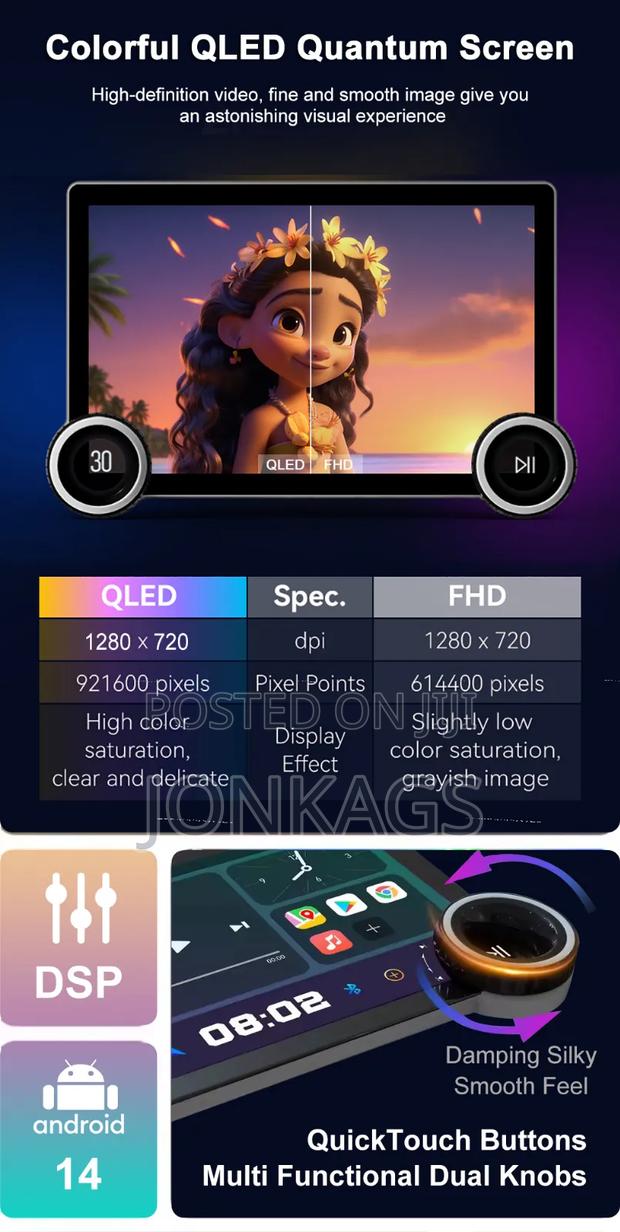 Double Knobs 10 Inches Android Radio - thumbnail 8