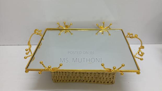 Nordic Vintage Decorative Dining / Cosmetics Vanity Tray*