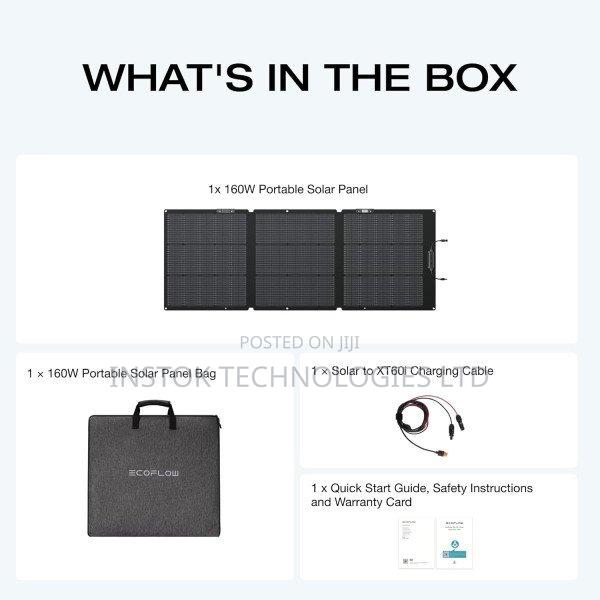 Ecoflow 160w Portable Solar Panel - main view