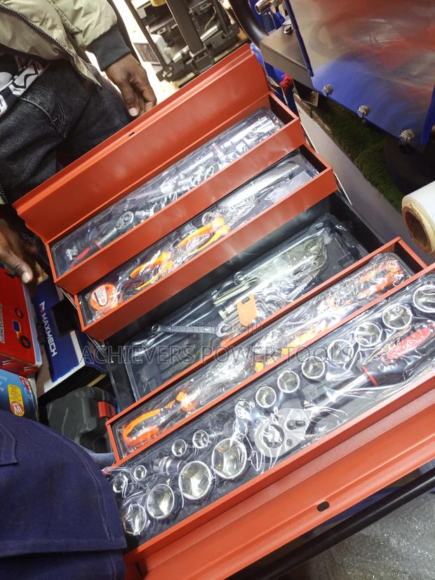 85 Pieces Metallic Spanner Toolkit - main view