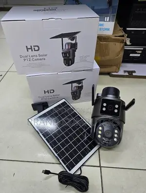 Dual Lens Wifi Solar Outdoor Wireless Camera Full Color