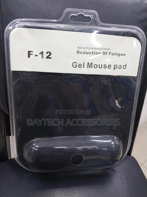 F-12 Quality Rubber Ergonomic Mouse Pad With Wrist Gel Support