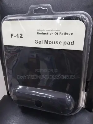 F-12 Quality Rubber Ergonomic Mouse Pad With Wrist Gel Support