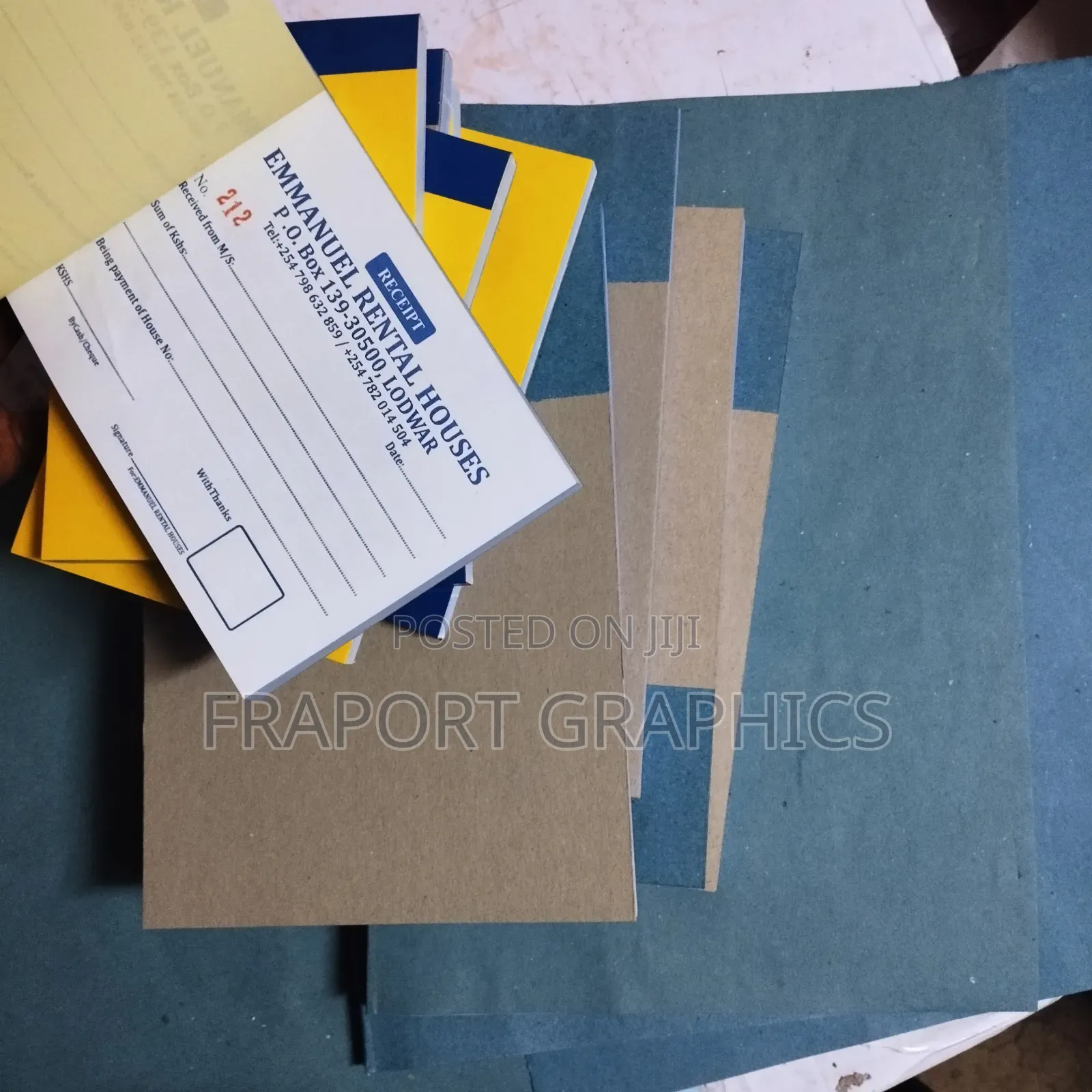 Self Carbonated Receipt Books A5 Size 4books 50 by 2