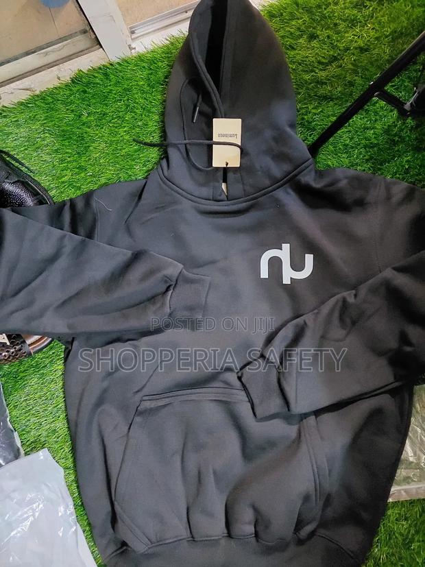 Warm Quality Hoodie- Bkack - main view