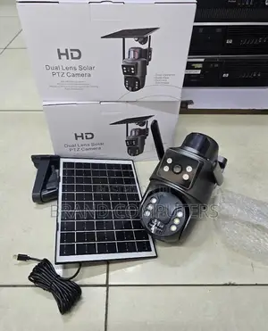 Wireless Wifi Dual Lens Ubox Hd CCTV Outdoor Camera With Night Vision