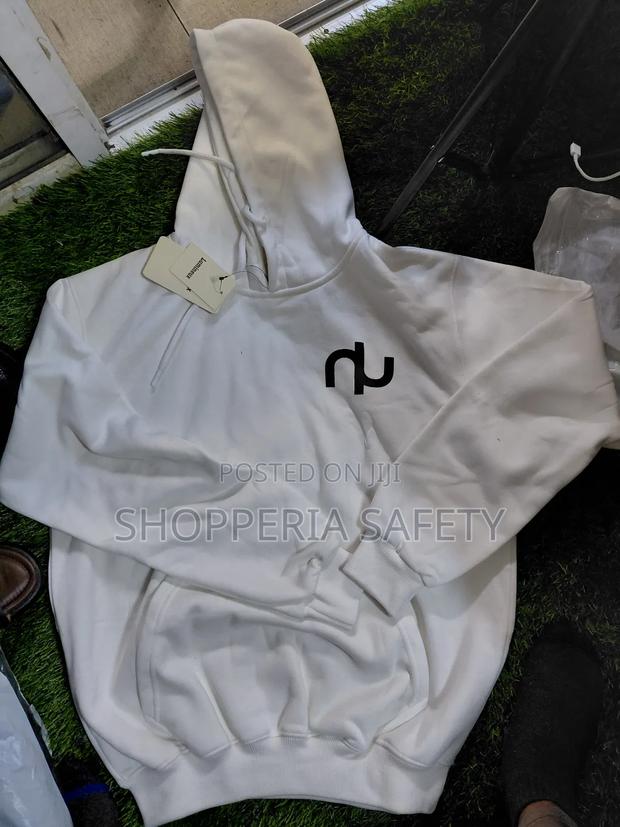 Branded White Quality Hoodies - main view