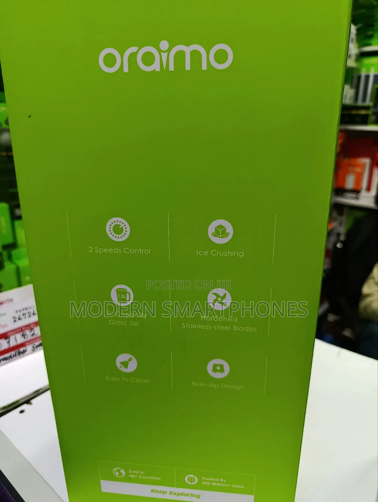 Oraimo Smart Blender, 1.5l Speeds Control Blender.