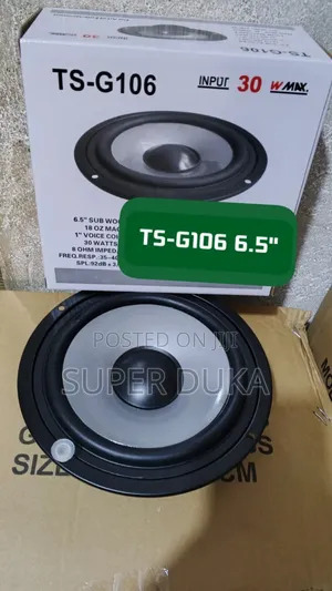 Ts-G106 6.5" Car Subwoofer.6.5 Inch. 30w. 8 Ohms Speaker