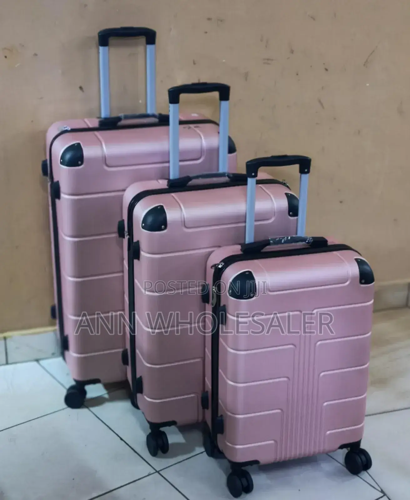 3 in 1 Fibre Luxurious Suitcase